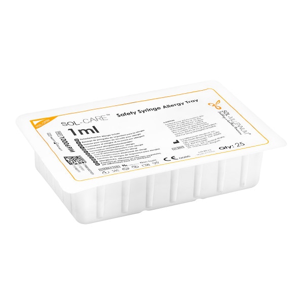 SOL-M 1mL Allergy Syringe Tray